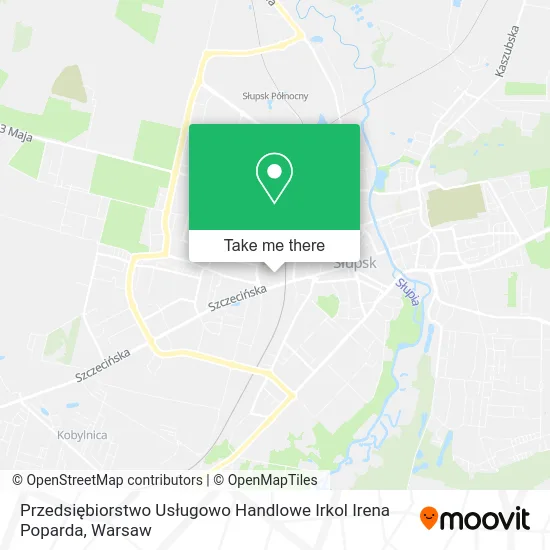 Карта Przedsiębiorstwo Usługowo Handlowe Irkol Irena Poparda
