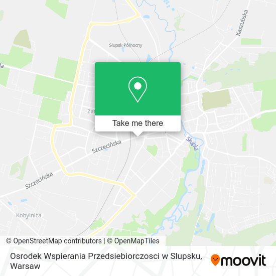 Osrodek Wspierania Przedsiebiorczosci w Slupsku map