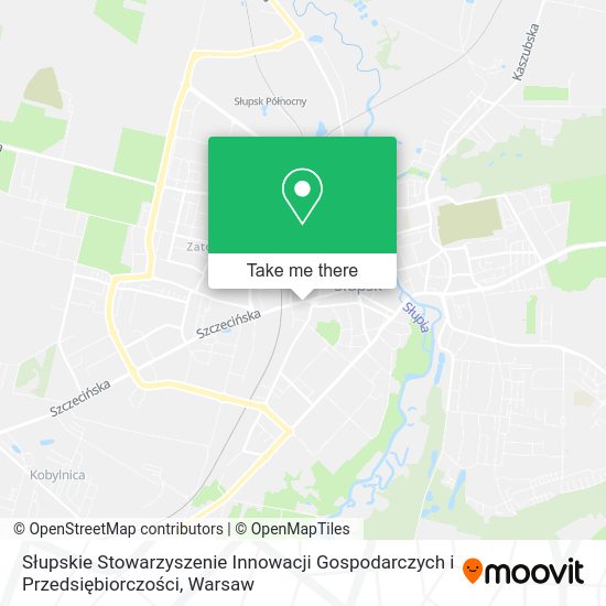 Słupskie Stowarzyszenie Innowacji Gospodarczych i Przedsiębiorczości map