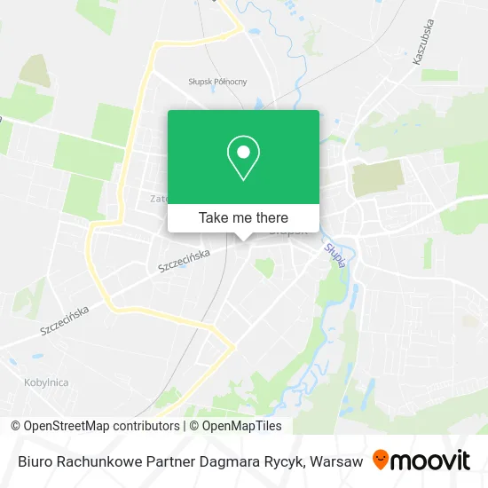 Карта Biuro Rachunkowe Partner Dagmara Rycyk