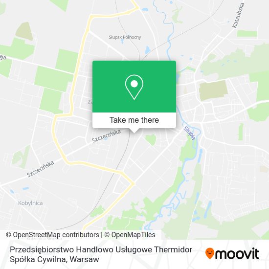 Przedsiębiorstwo Handlowo Usługowe Thermidor Spółka Cywilna map