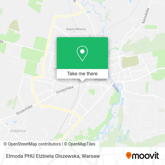 Elmoda PHU Elzbieta Olszewska map