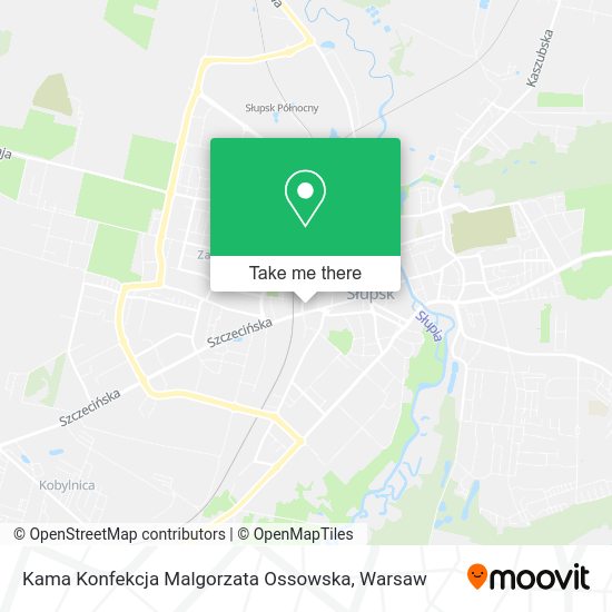 Kama Konfekcja Malgorzata Ossowska map