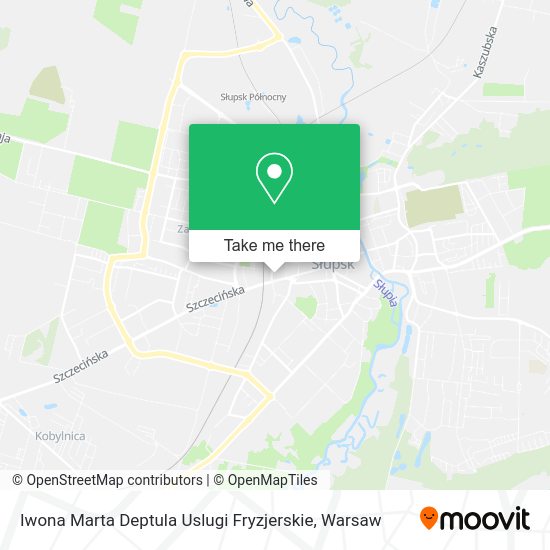 Iwona Marta Deptula Uslugi Fryzjerskie map