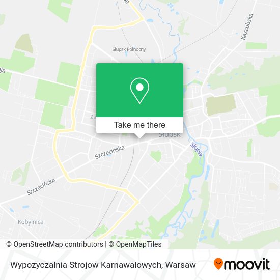 Wypozyczalnia Strojow Karnawalowych map