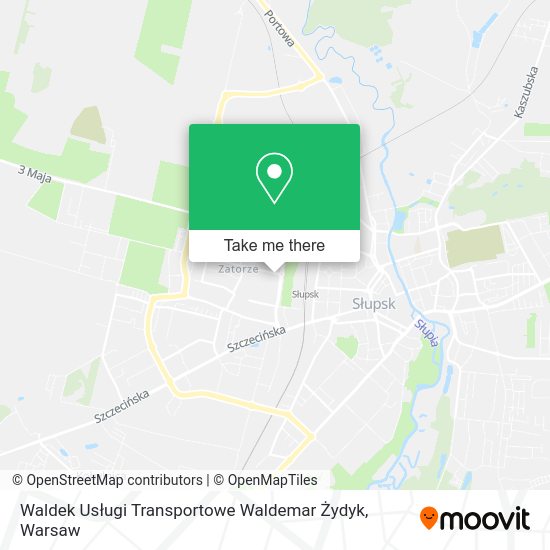 Waldek Usługi Transportowe Waldemar Żydyk map