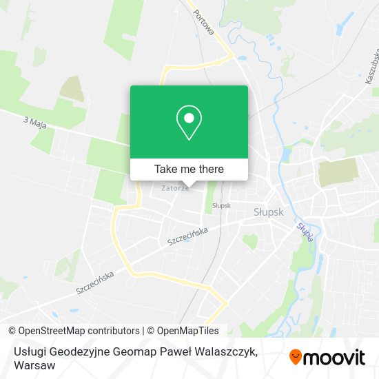 Usługi Geodezyjne Geomap Paweł Walaszczyk map