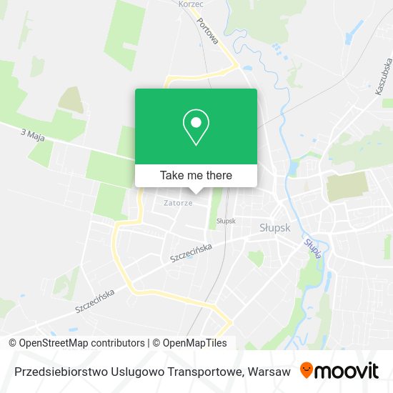 Przedsiebiorstwo Uslugowo Transportowe map