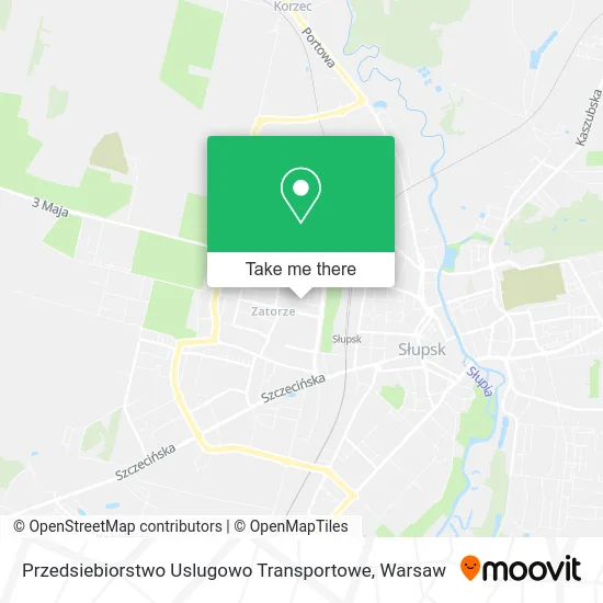 Карта Przedsiebiorstwo Uslugowo Transportowe