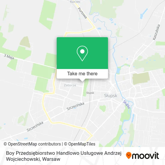 Boy Przedsiębiorstwo Handlowo Usługowe Andrzej Wojciechowski map