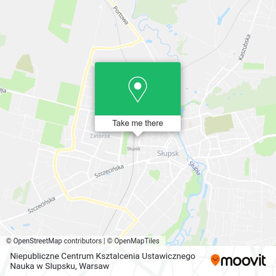 Niepubliczne Centrum Ksztalcenia Ustawicznego Nauka w Slupsku map