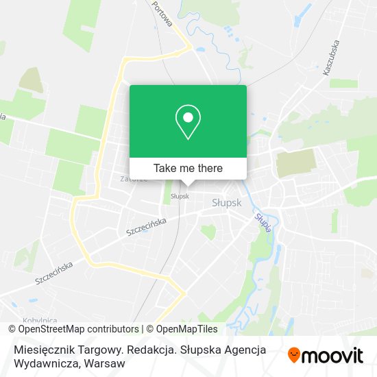 Miesięcznik Targowy. Redakcja. Słupska Agencja Wydawnicza map