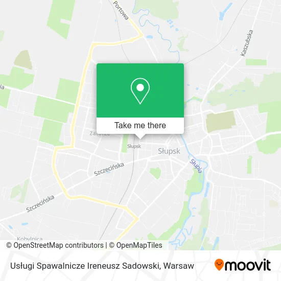 Карта Usługi Spawalnicze Ireneusz Sadowski