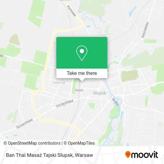 Карта Ban Thai Masaż Tajski Słupsk