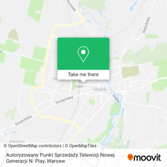 Карта Autoryzowany Punkt Sprzedaży Telewizji Nowej Generacji N: Play