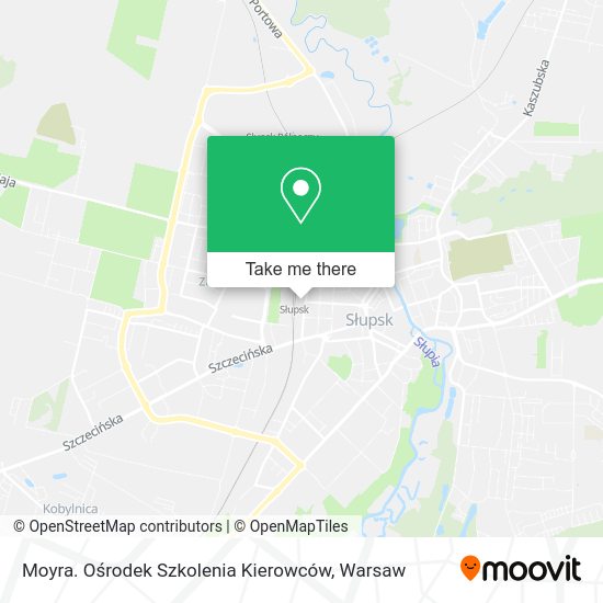 Moyra. Ośrodek Szkolenia Kierowców map