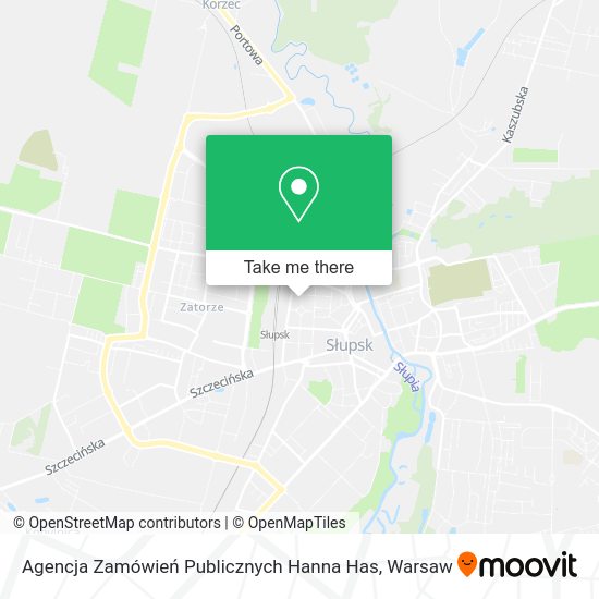 Agencja Zamówień Publicznych Hanna Has map