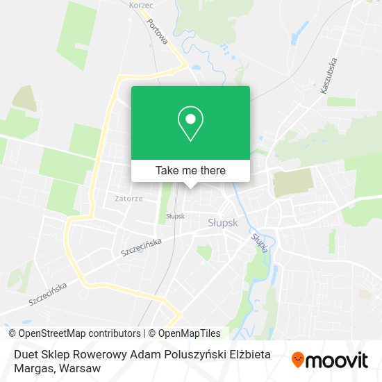 Duet Sklep Rowerowy Adam Poluszyński Elżbieta Margas map