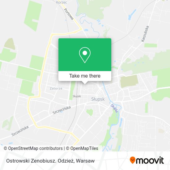 Ostrowski Zenobiusz. Odzież map