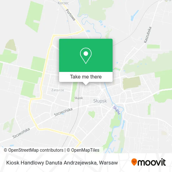Карта Kiosk Handlowy Danuta Andrzejewska