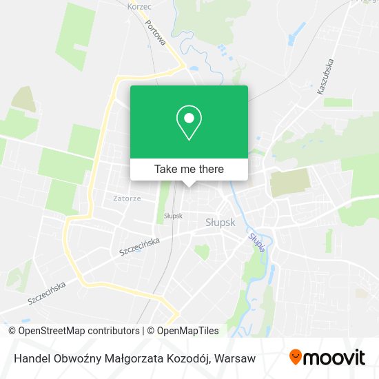 Handel Obwoźny Małgorzata Kozodój map