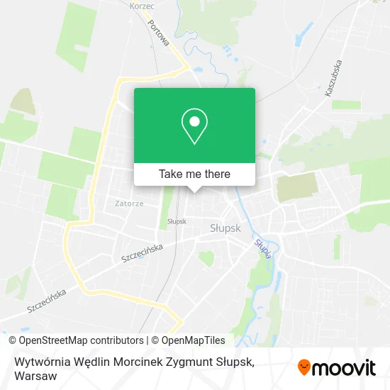 Карта Wytwórnia Wędlin Morcinek Zygmunt Słupsk