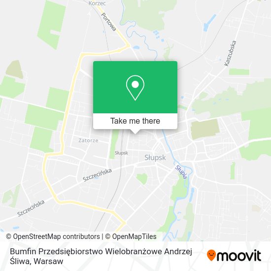 Bumfin Przedsiębiorstwo Wielobranżowe Andrzej Śliwa map