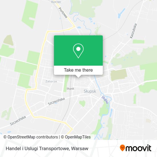 Handel i Uslugi Transportowe map