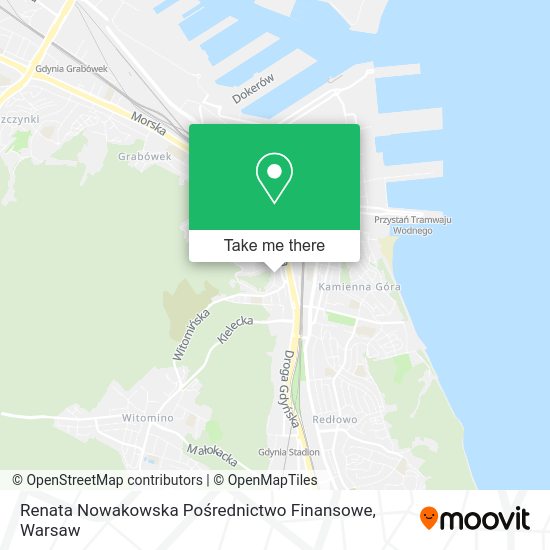 Renata Nowakowska Pośrednictwo Finansowe map