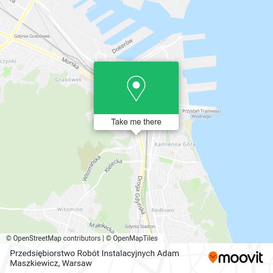 Przedsiębiorstwo Robót Instalacyjnych Adam Maszkiewicz map