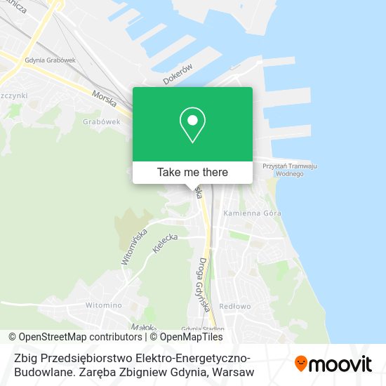 Zbig Przedsiębiorstwo Elektro-Energetyczno-Budowlane. Zaręba Zbigniew Gdynia map