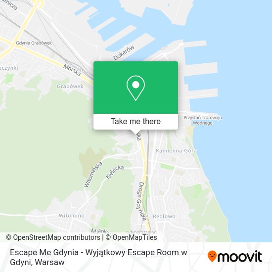 Escape Me Gdynia - Wyjątkowy Escape Room w Gdyni map