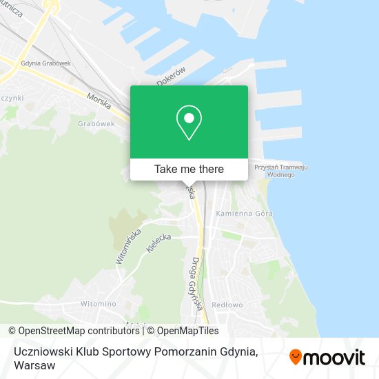 Uczniowski Klub Sportowy Pomorzanin Gdynia map