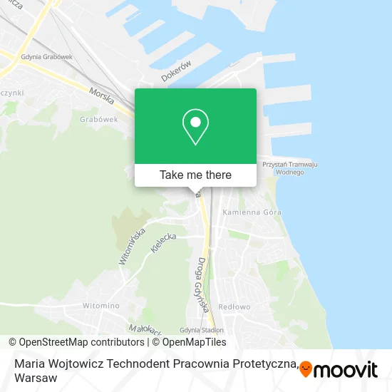 Карта Maria Wojtowicz Technodent Pracownia Protetyczna