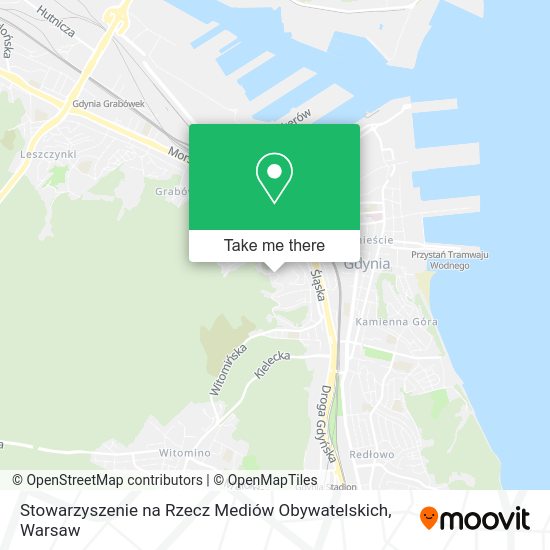 Stowarzyszenie na Rzecz Mediów Obywatelskich map