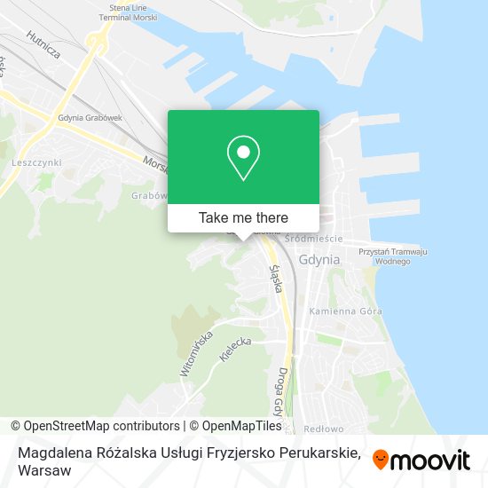 Magdalena Różalska Usługi Fryzjersko Perukarskie map