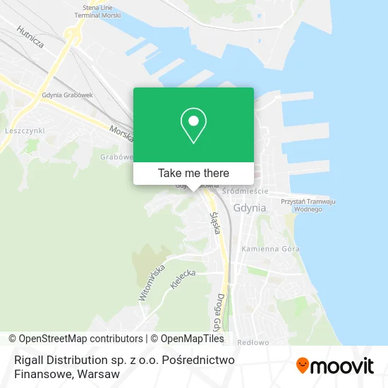 Карта Rigall Distribution sp. z o.o. Pośrednictwo Finansowe
