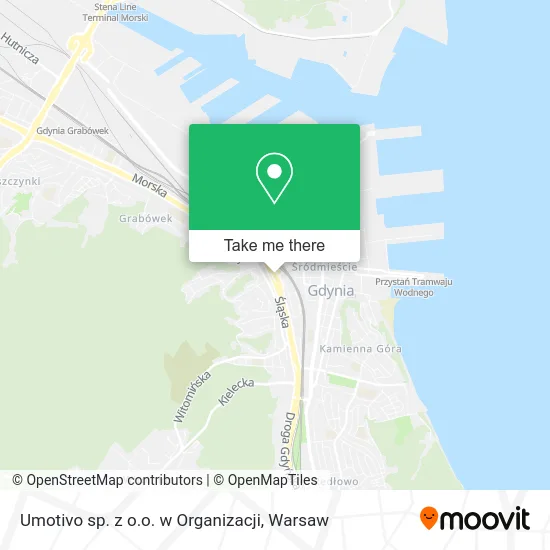 Карта Umotivo sp. z o.o. w Organizacji