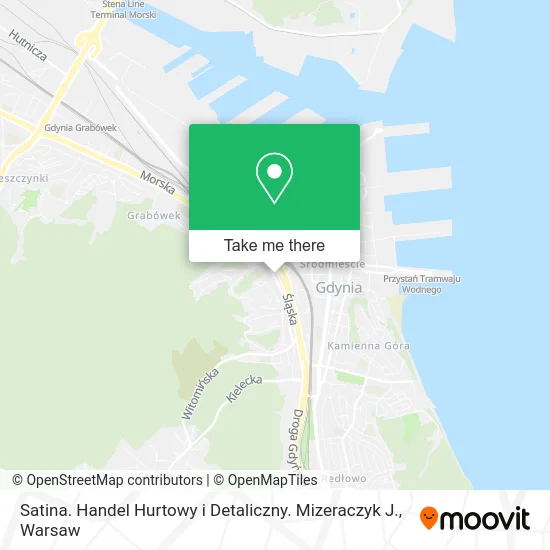 Карта Satina. Handel Hurtowy i Detaliczny. Mizeraczyk J.