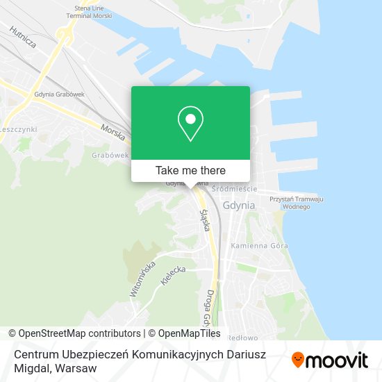 Centrum Ubezpieczeń Komunikacyjnych Dariusz Migdal map