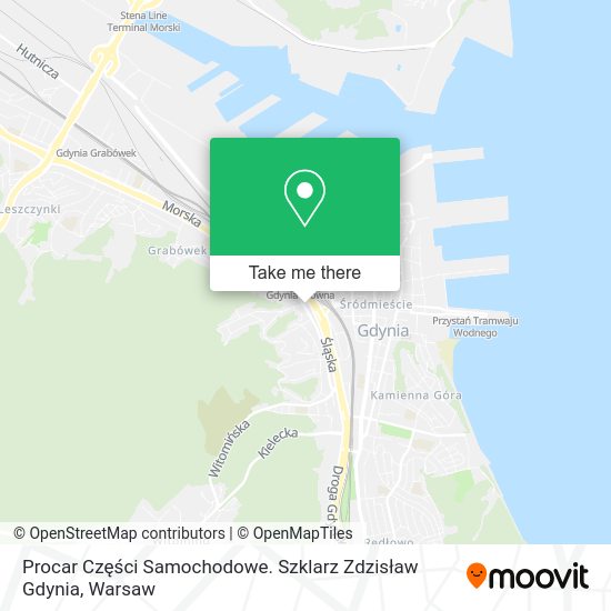 Procar Części Samochodowe. Szklarz Zdzisław Gdynia map