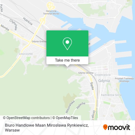 Biuro Handlowe Maan Mirosława Rynkiewicz map