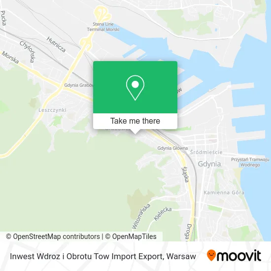Карта Inwest Wdroz i Obrotu Tow Import Export