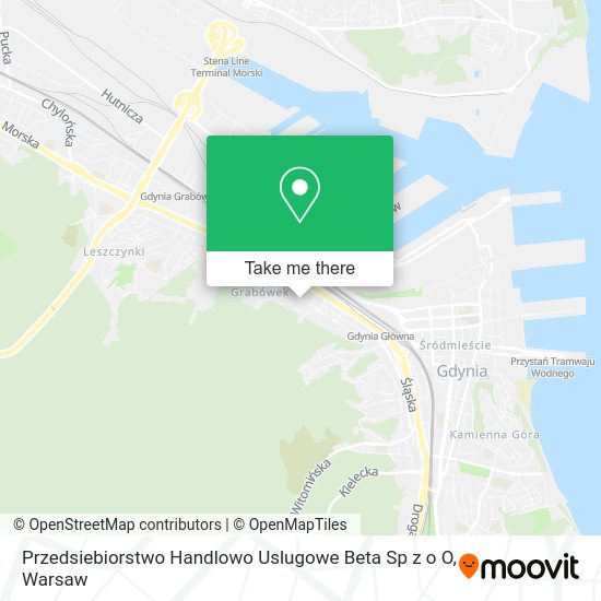 Przedsiebiorstwo Handlowo Uslugowe Beta Sp z o O map