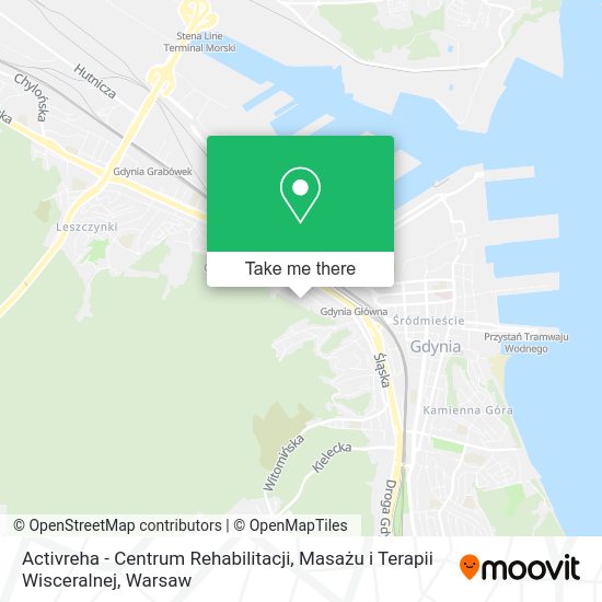Activreha - Centrum Rehabilitacji, Masażu i Terapii Wisceralnej map