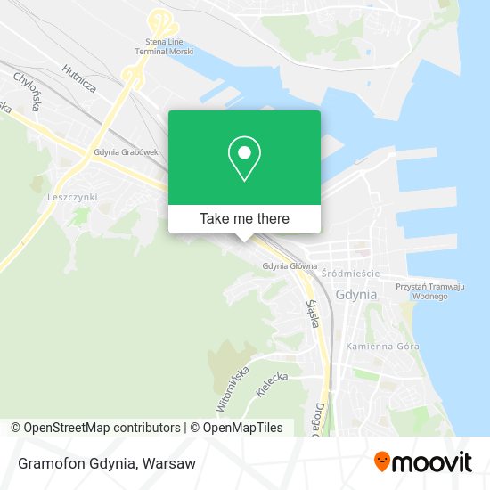 Gramofon Gdynia map