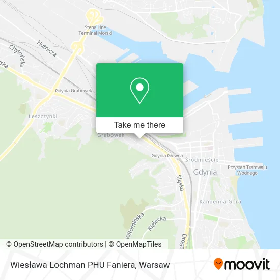 Wiesława Lochman PHU Faniera map