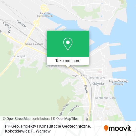 PK-Geo. Projekty i Konsultacje Geotechniczne. Kokotkiewicz P. map