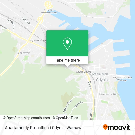 Карта Apartamenty Probaltica i Gdynia
