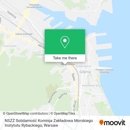 NSZZ Solidarność Komisja Zakładowa Morskiego Instytutu Rybackiego map